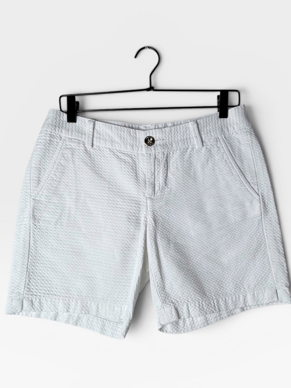 Lily Pulitzer The Jayne Short Size 4 White NWOT (Q)